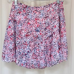 Banana republic pleated multicolor skirt nwot